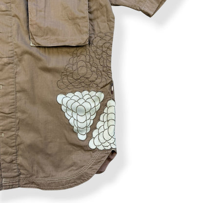 2000's Maharishi Geometric Pattern Shirt (S) | Default Title, Blue