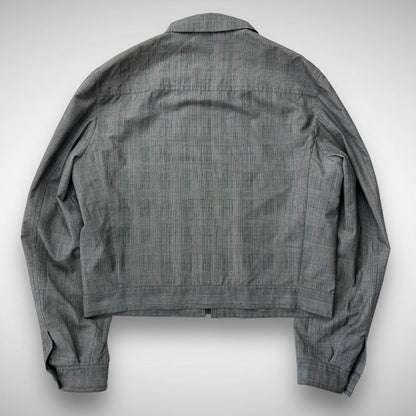 Prada ‘Prince de Galles’ Plaid Wool Blouson Jacket