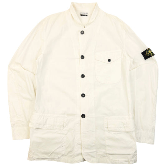 Vintage 2000s Stone Island Lightweight Button Up Jacket Size M | Medium, White