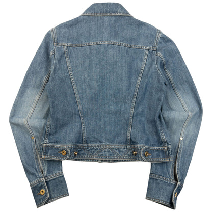 Vintage 2000s Gucci By Tom Ford Button Up Denim Jacket Womens Size S | Small, Blue