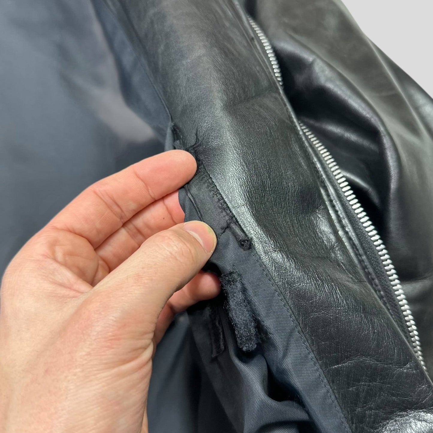 Neil Barrett 00’s Textured Padded Leather Moto Jacket - L | Default Title, Black