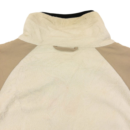 Vintage 90s Oakley Zip Up Fleece Gilet Size L | Large, Beige