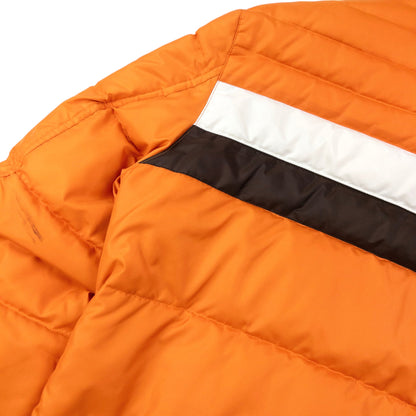 Vintage 2000s Burberry Nova Check Lined Puffer Jacket Size M | Medium, Orange