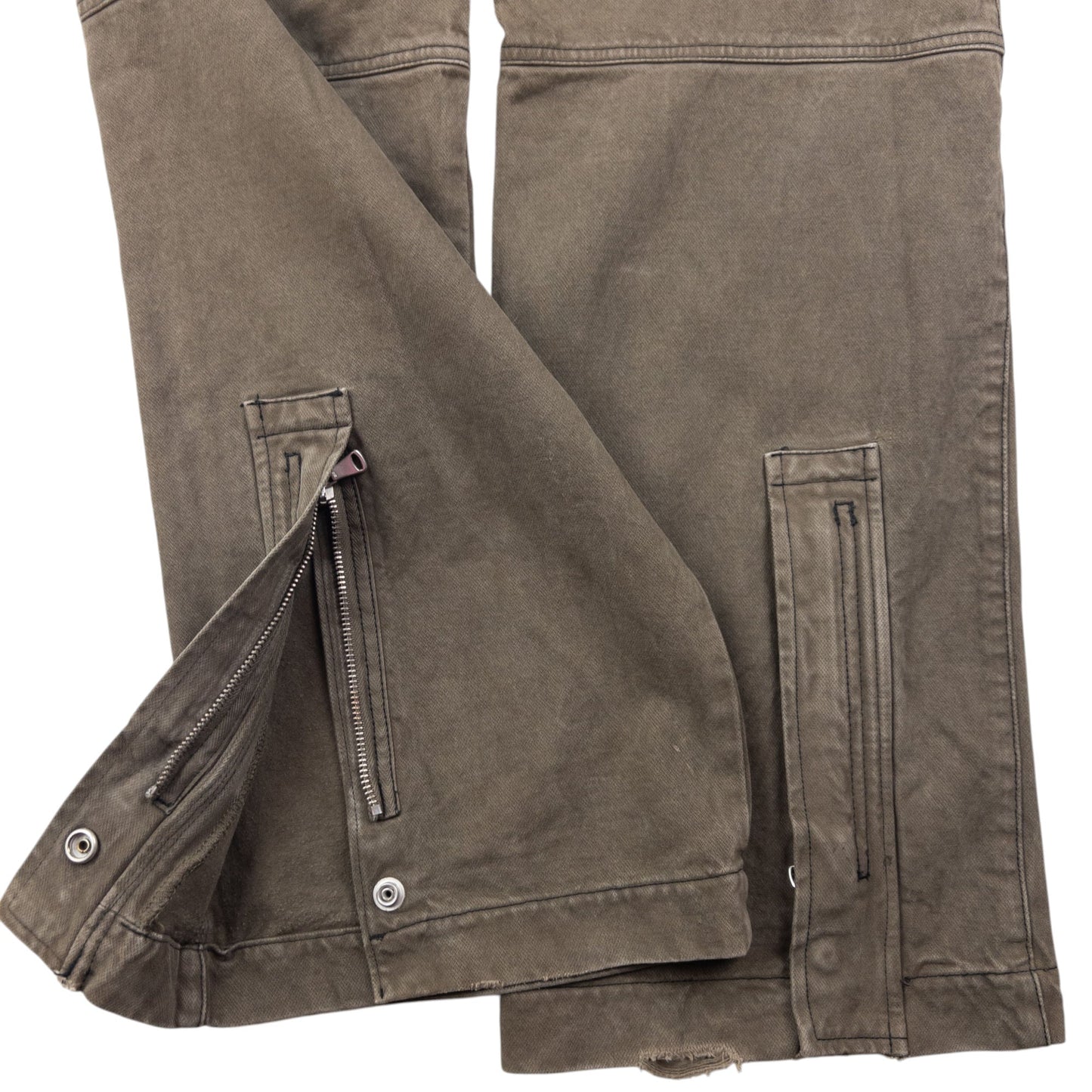 Vintage 2000s Armani Jeans Zip Cuff Cargo Trousers Size W35