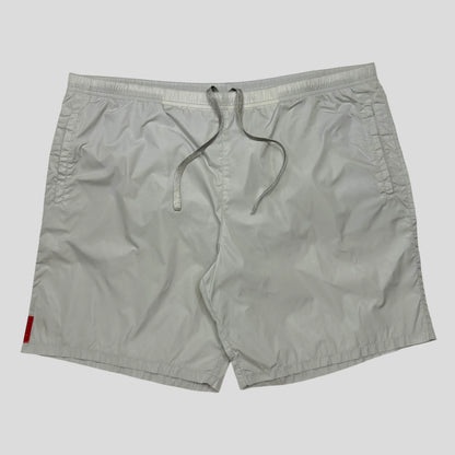 Prada Sport 2007 Nylon Red Tab Swim Shorts - IT52 (L)
