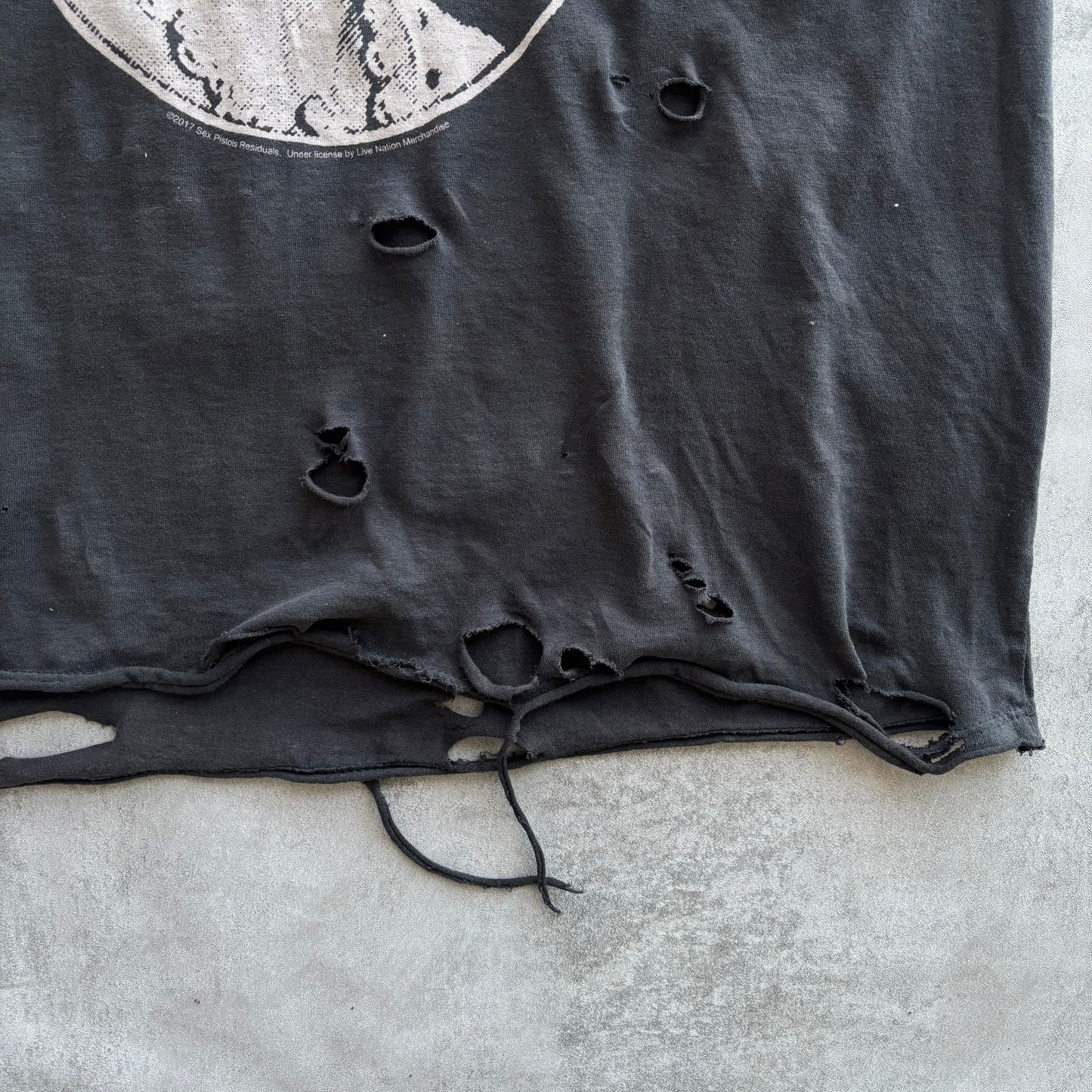 DISTRESSED SEX PISTOLS T-SHIRT | O/S, Red