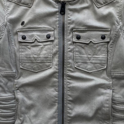 G-STAR UTILITY DENIM JACKET | O/S, Sage