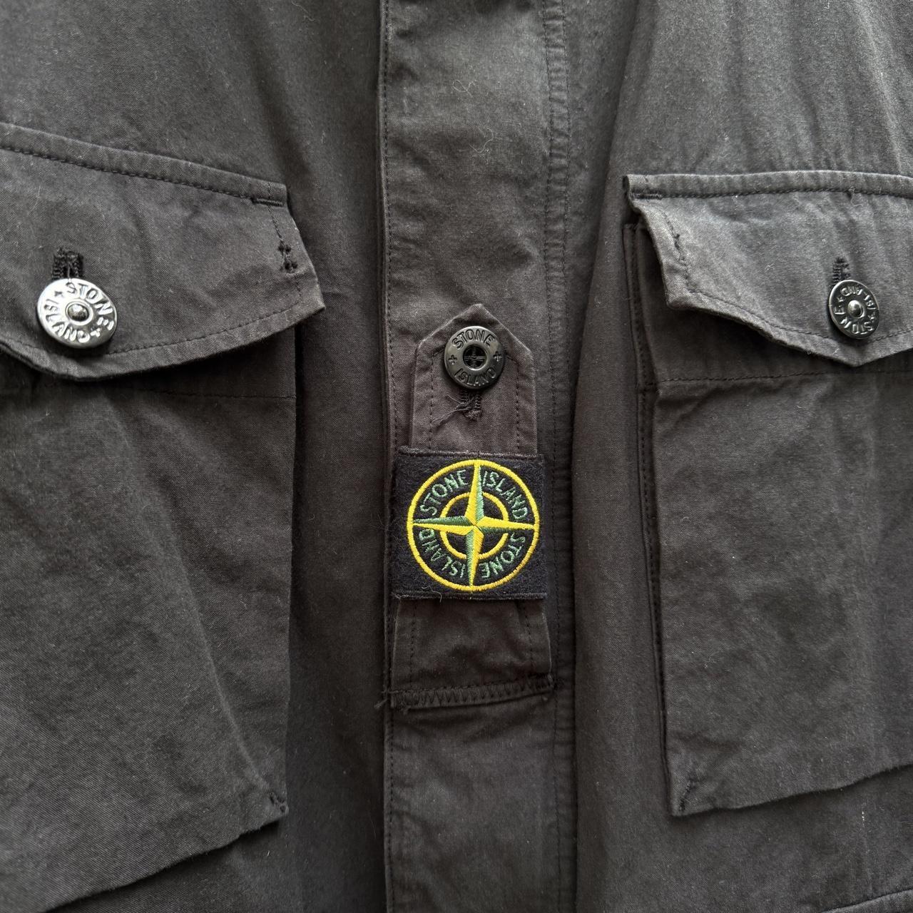 Stone Island Cotton Cordura Field Jacket in black (XXL) | XXL, Black