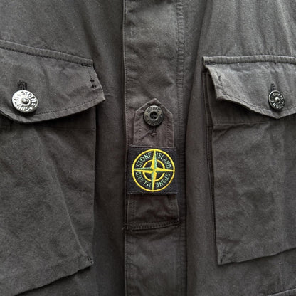 Stone Island Cotton Cordura Field Jacket in black (XXL) | XXL, Black