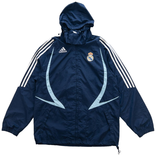 Vintage Adidas Real Madrid Football Jacket Size XL