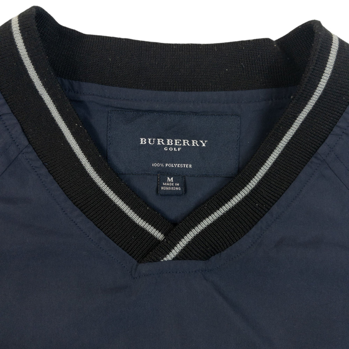 Vintage 2000s Burberry Golf Embroidered Pullover Jacket Size M | Medium, Multicoloured