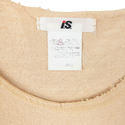 Vintage 90s Issey Miyake I.S. Sleeveless Dress Womens Size L | Large, Beige