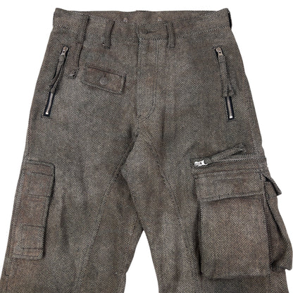 Vintage PPFM Wool Cargo Trousers Size W30