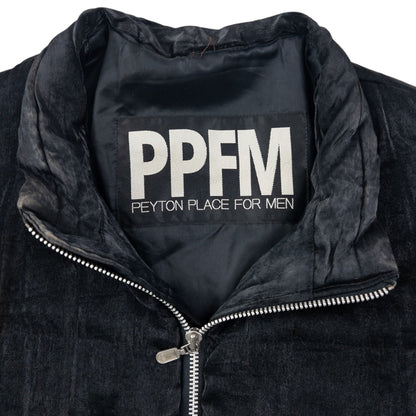 Vintage 2000s PPFM Zip Up Quilted Jacket Size XL | XL, Black