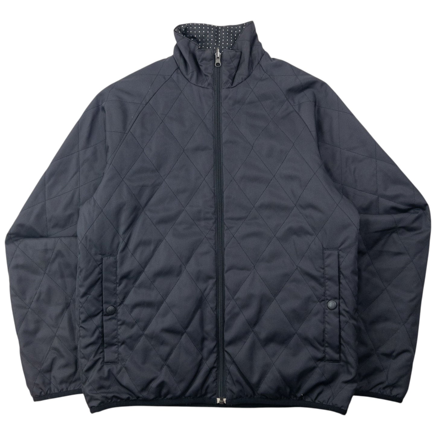 Vintage 2000s Burton iDiom Gray Scale Series Reversible Quilted Jacket Size S | Small, Black