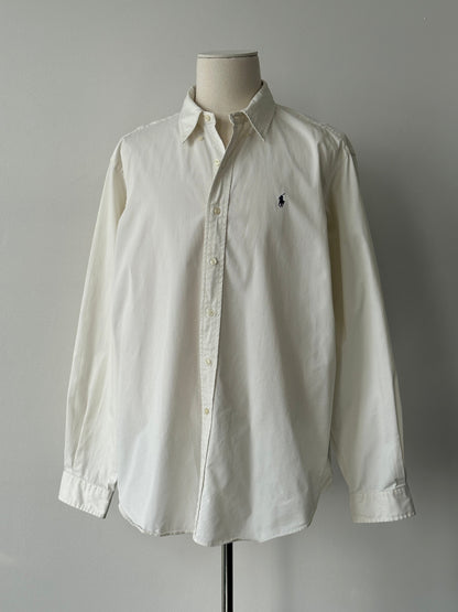 Ralph Lauren 2000s Pure Cotton Logo Shirt - XXL