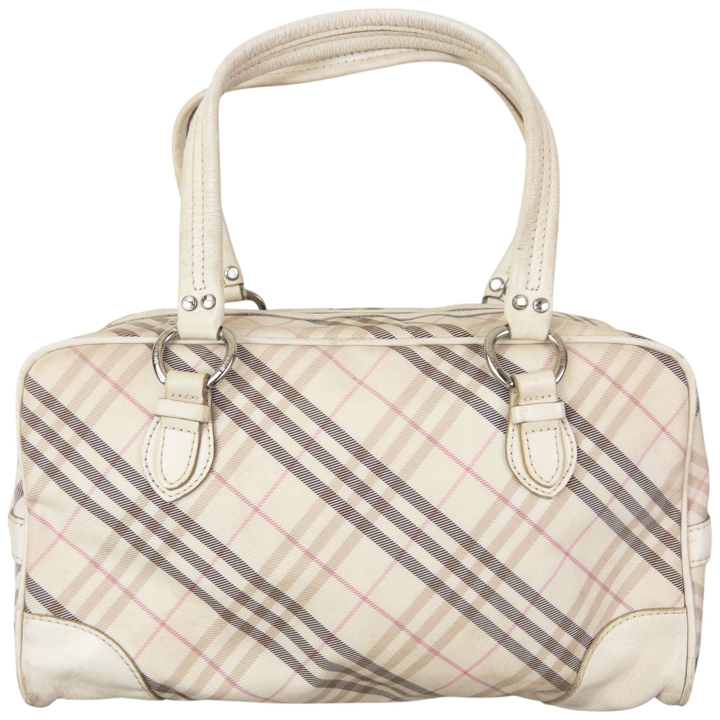 Vintage 2000s Burberry Blue Label Nova Check Handbag | O/S, Blue