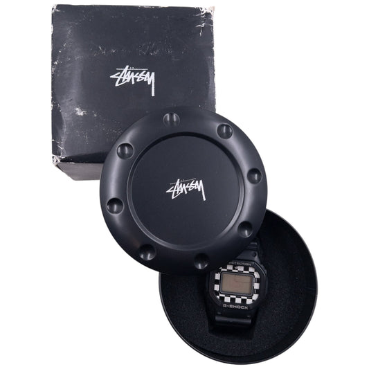 Vintage 2014 Stussy X Casio G-Shock DW-5600VT Checker Watch | O/S, Black