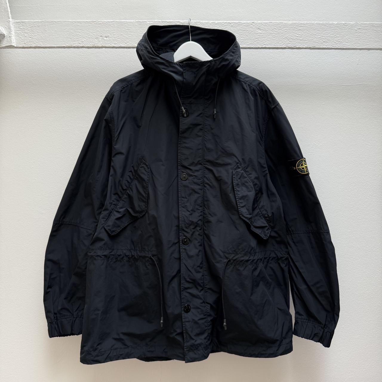 Stone Island Micro Reps Parka Jacket (XL) | Extra Large, Blue