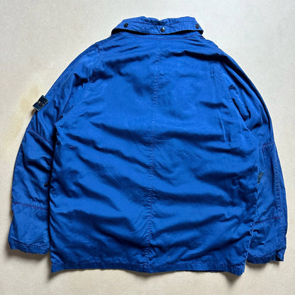A/W 1996 Egyptian Blue Raso Gommato Dual Layer Coach Jacket