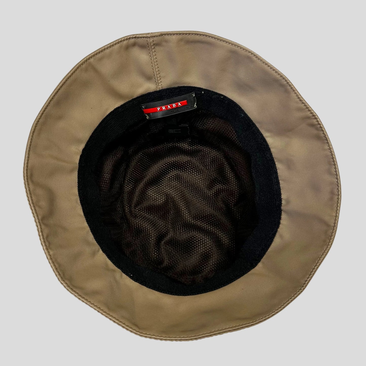 Prada Sport 00’s Beige Goretex Bucket Hat - S