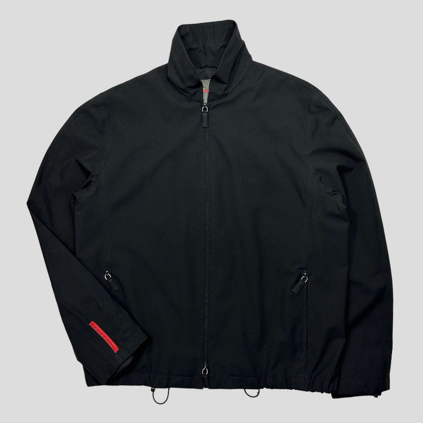 Prada Sport FW99 Prototype Goretex Mock Neck Harrington Jacket - IT48 (L) | Default Title, Black