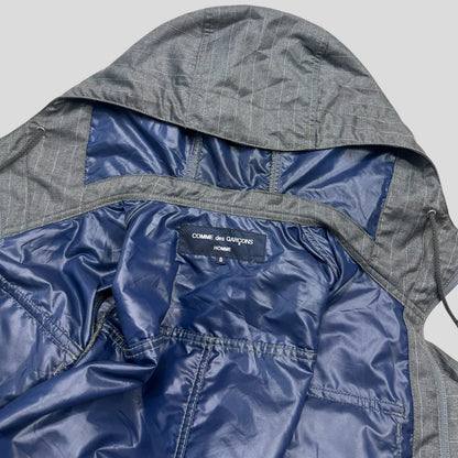 Comme Des Garçons Homme 2011 Pinstripe Weatherproof Wool Jacket - S