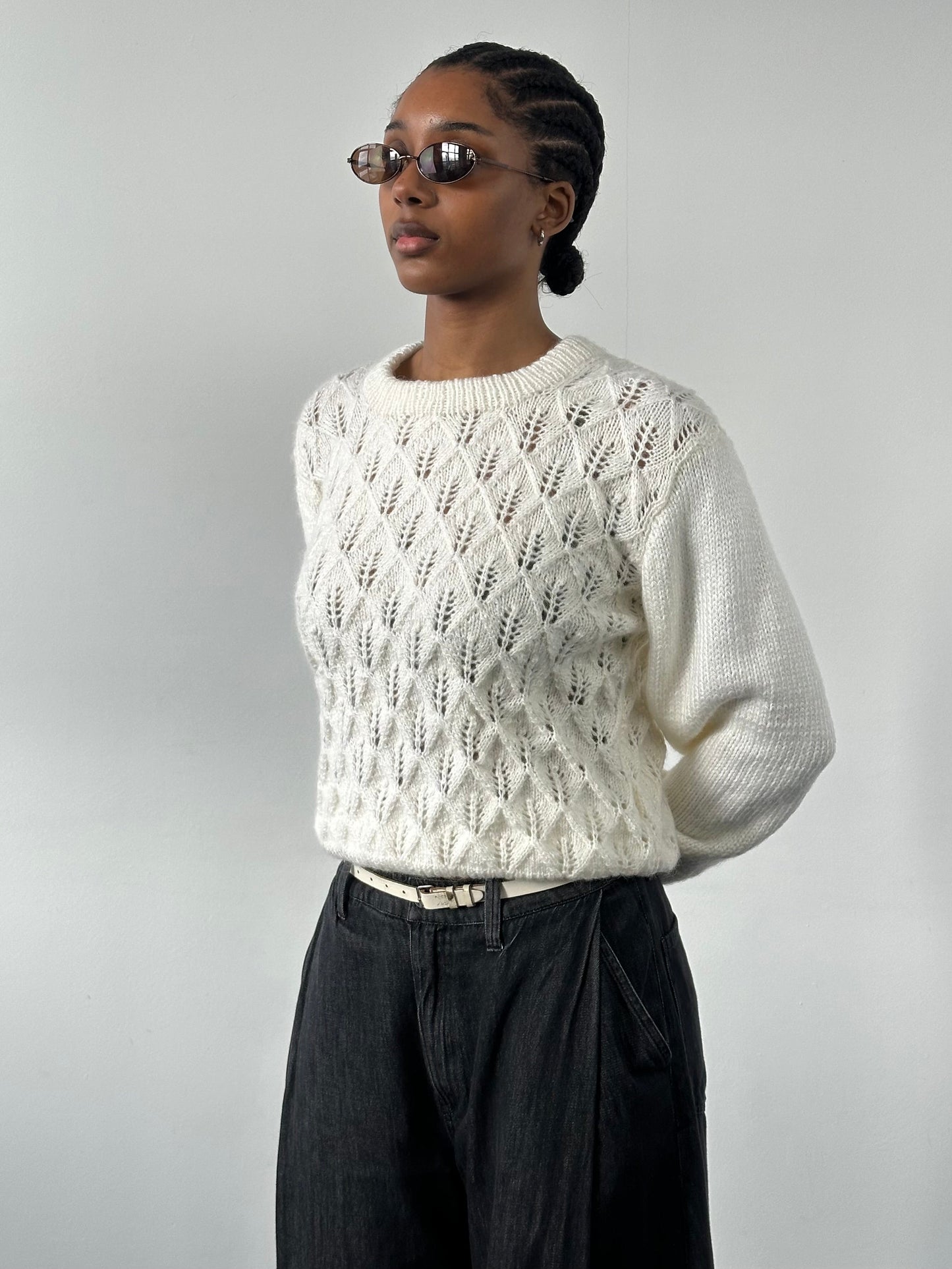Vintage 1990s Wool Knit Jumper - S/M