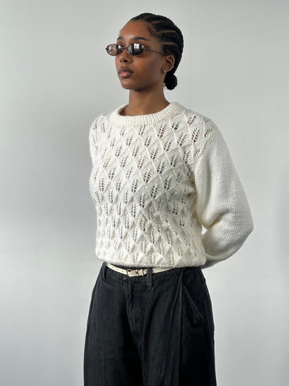 Vintage 1990s Wool Knit Jumper - S/M