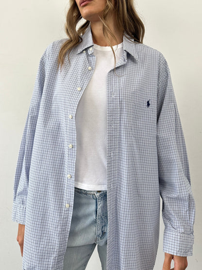 Ralph Lauren Check Pure Cotton Logo Shirt - XL