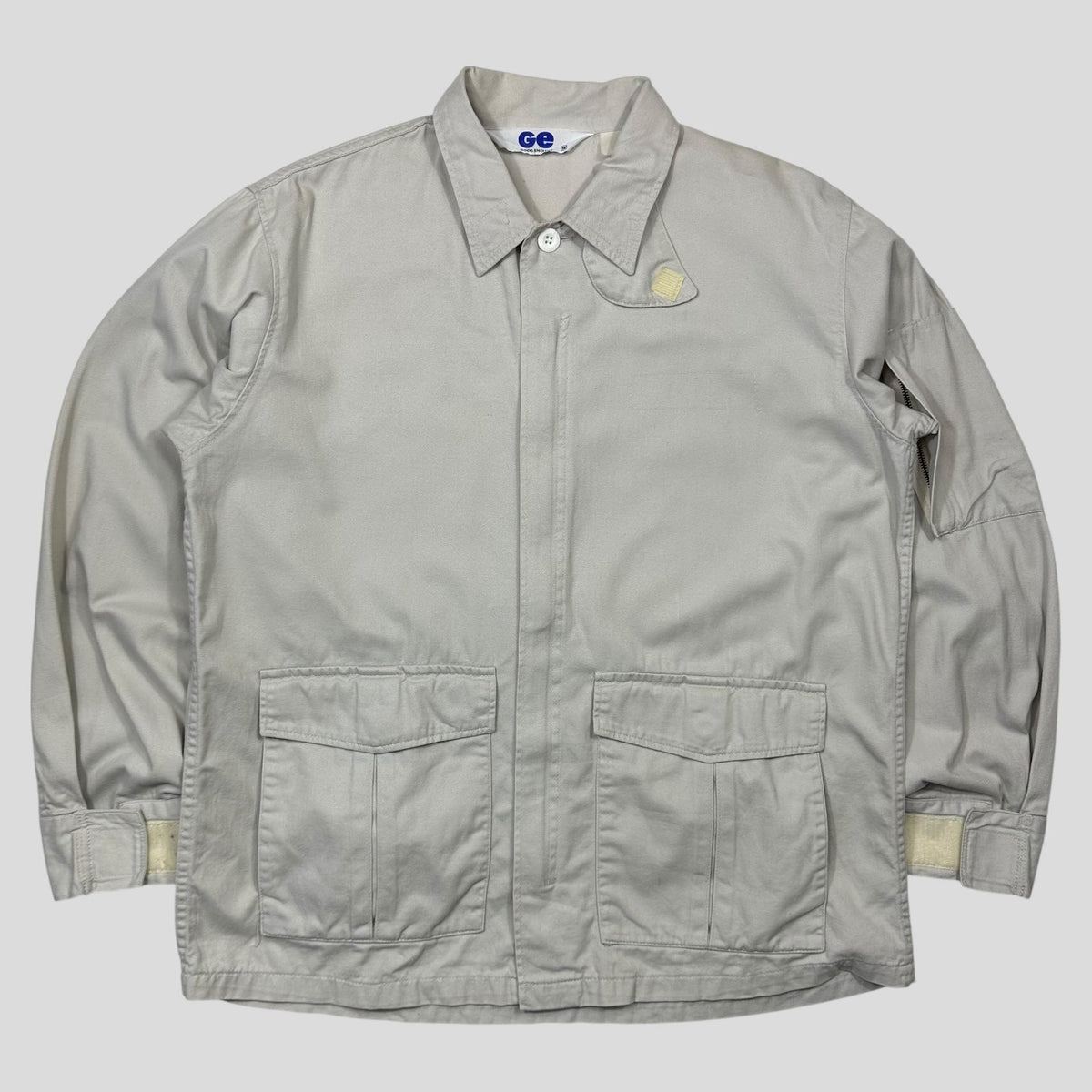 Goodenough 90’s Type A-2 Convertible Cotton Chore Jacket - M/L | Medium, Grey