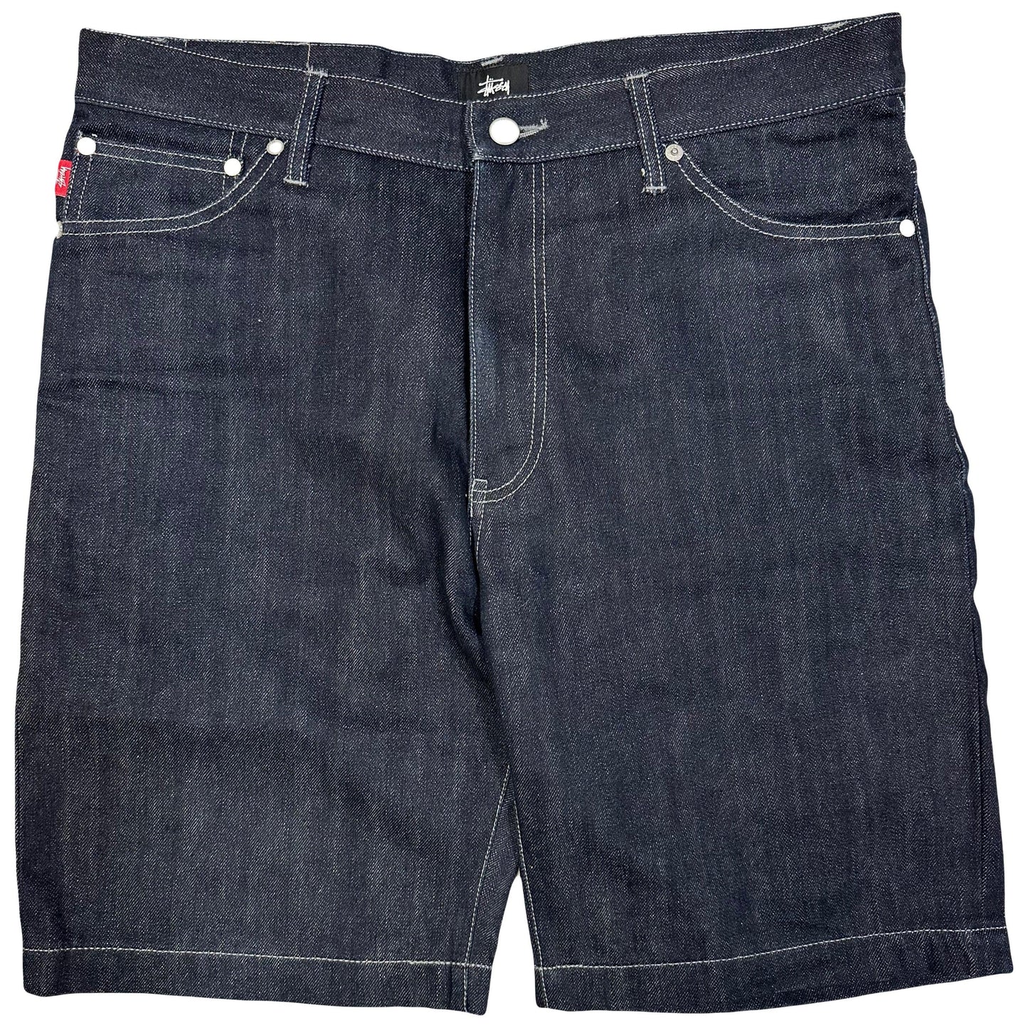 Stüssy Jorts With White Print ( W34 ) - 1036 Emporium