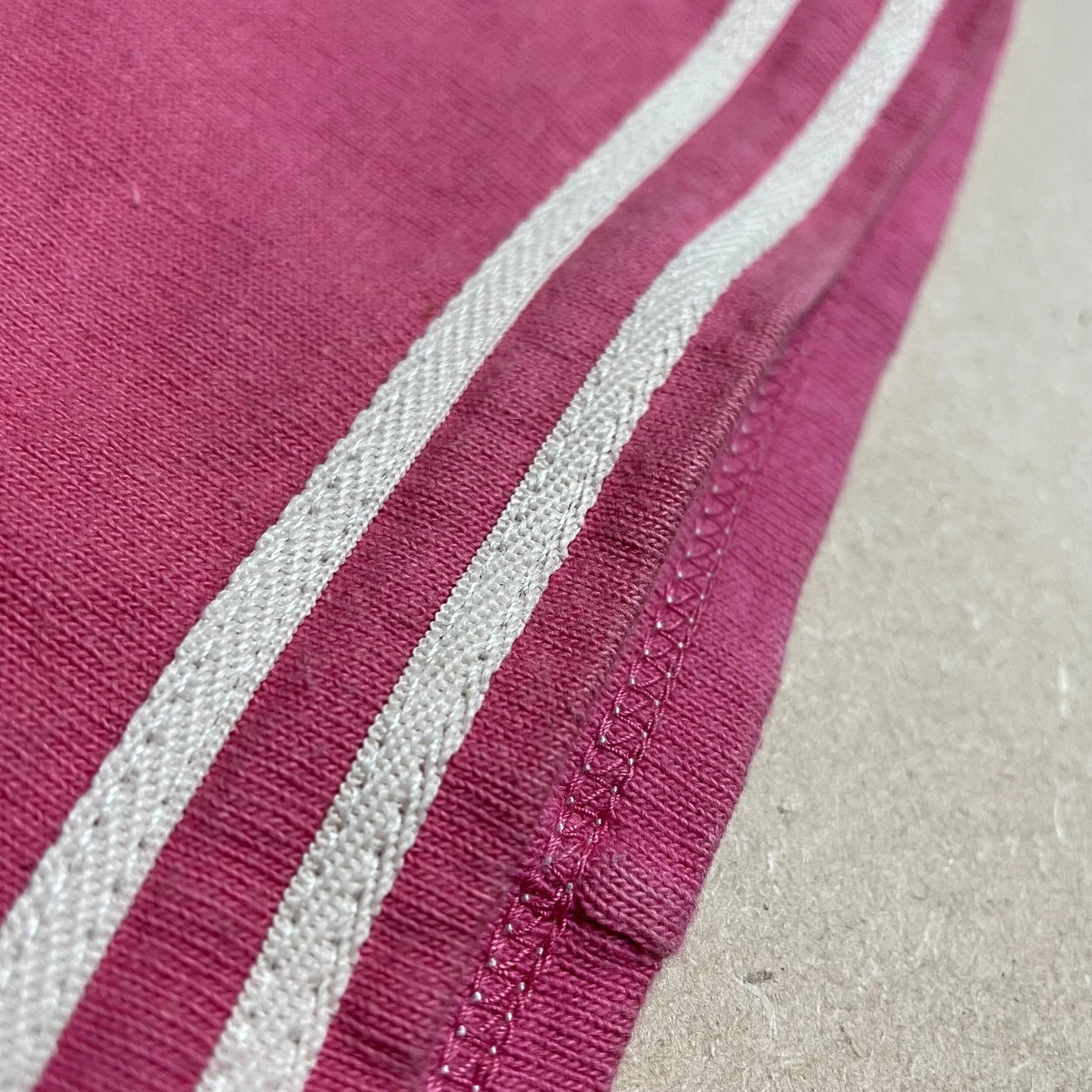 S/S 1988 Pink Rubber Concise Compass Logo T-shirt