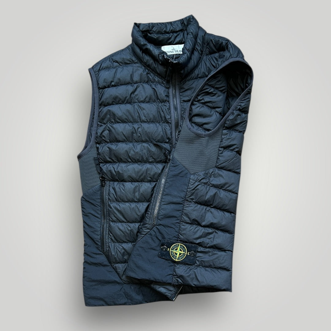 Stone Island Garment Dyed Micro Yarn Gilet M | Default Title, Navy