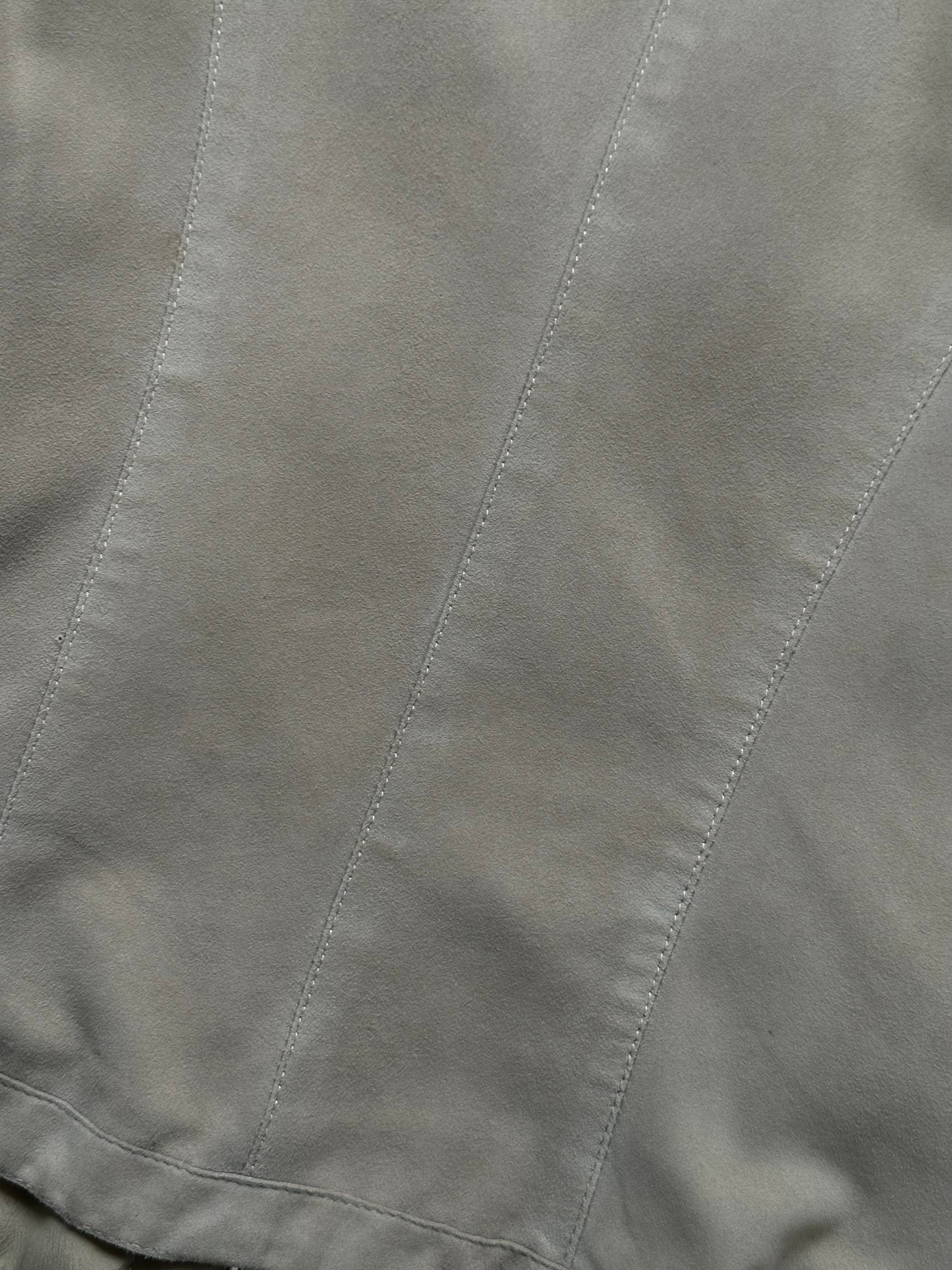 Armani Collezioni 2000s Double Zip Suede Jacket - XS/S