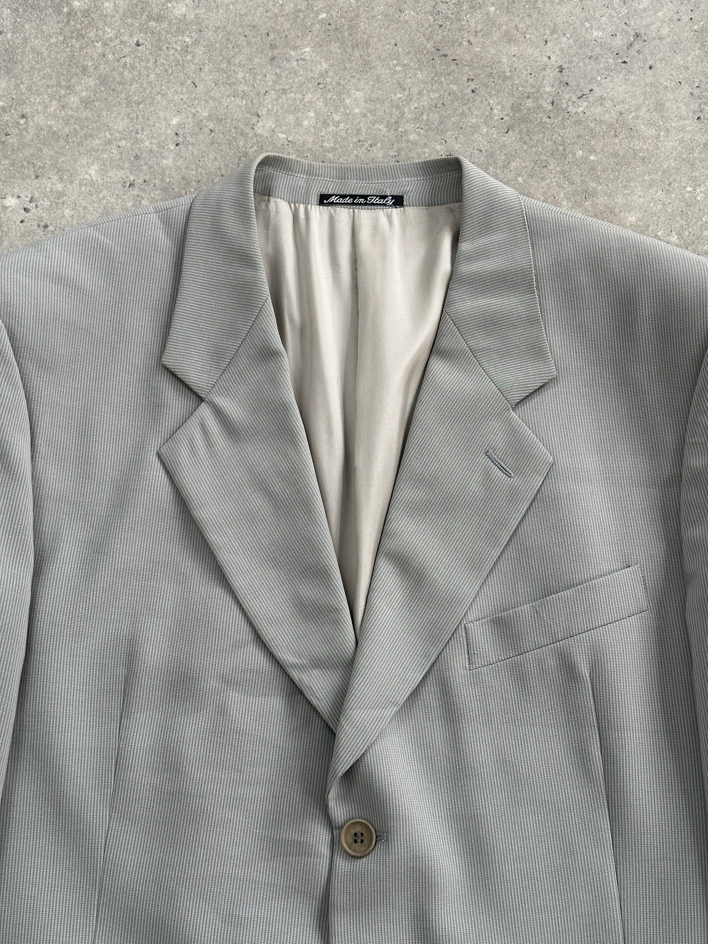 Giorgio Armani Le Collezioni 1990s Wool Single Breasted Blazer - 44R/XL