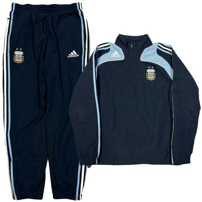 Adidas Argentina 2008/09 Tracksuit In Navy ( M )