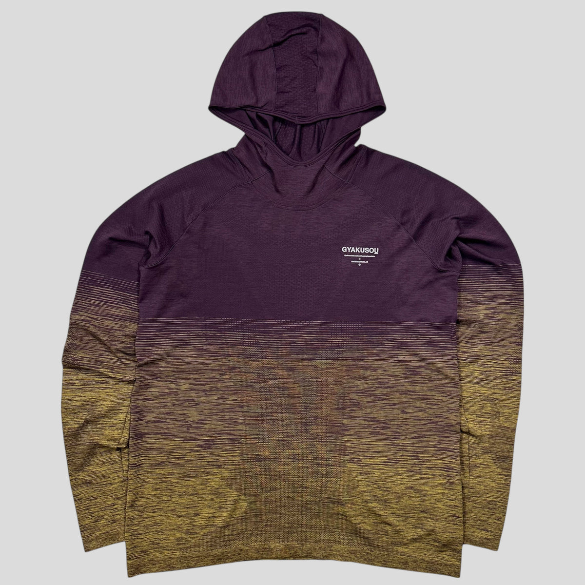 Nike Gyakusou SS17 Aeroreact Running Monks Sweat Map Hoodie - S/M | Medium, Purple