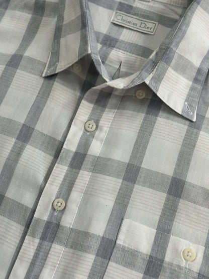 Christian Dior Check Cotton Shirt - XL
