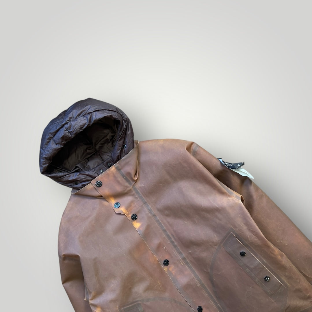 Stone Island Poly Strata Ice Jacket L | Default Title, Orange