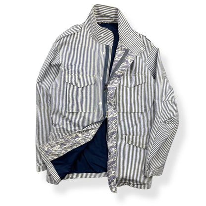 2000's Maharishi Seersucker M65 Jacket (M) | Default Title, Multicoloured