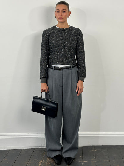 Italian Vintage 1990s Pure Wool Tailored Jacket - S/M