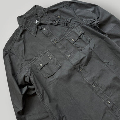 2000's Stüssy Utility Pocket Overshirt M | O/S, Black