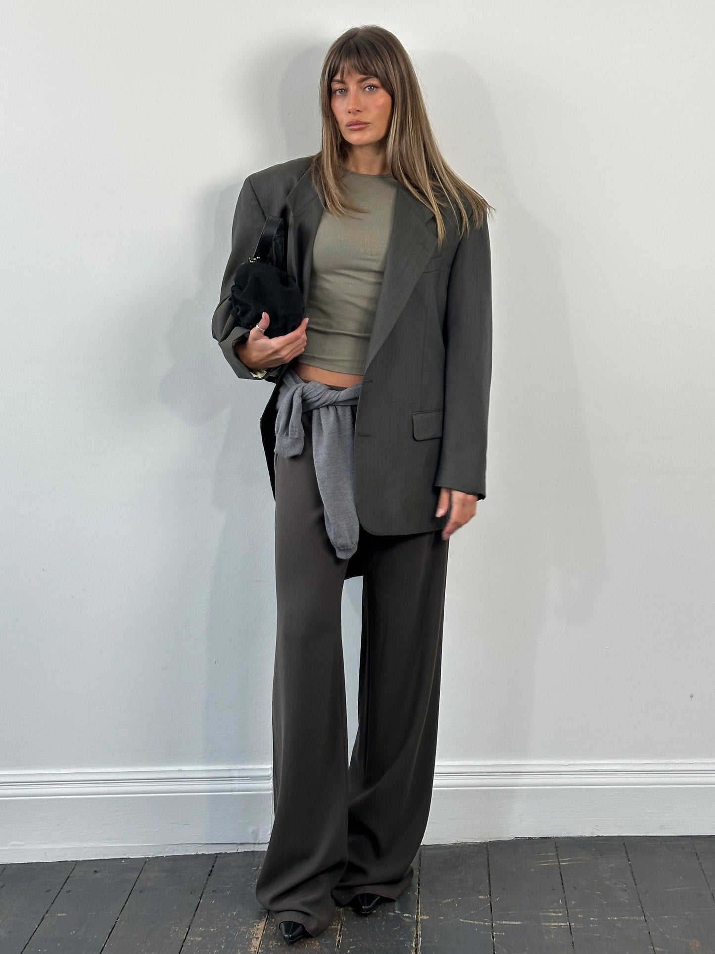 Yves Saint Laurent 1980s Pure Wool Two Tone Blazer - 42R/L