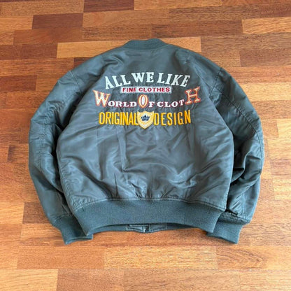 Vintage Bomber Jacket | Khaki, Khaki
