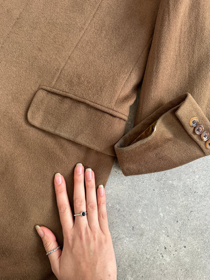Vintage 1980s Italian Pure Cashmere Coat - S/M