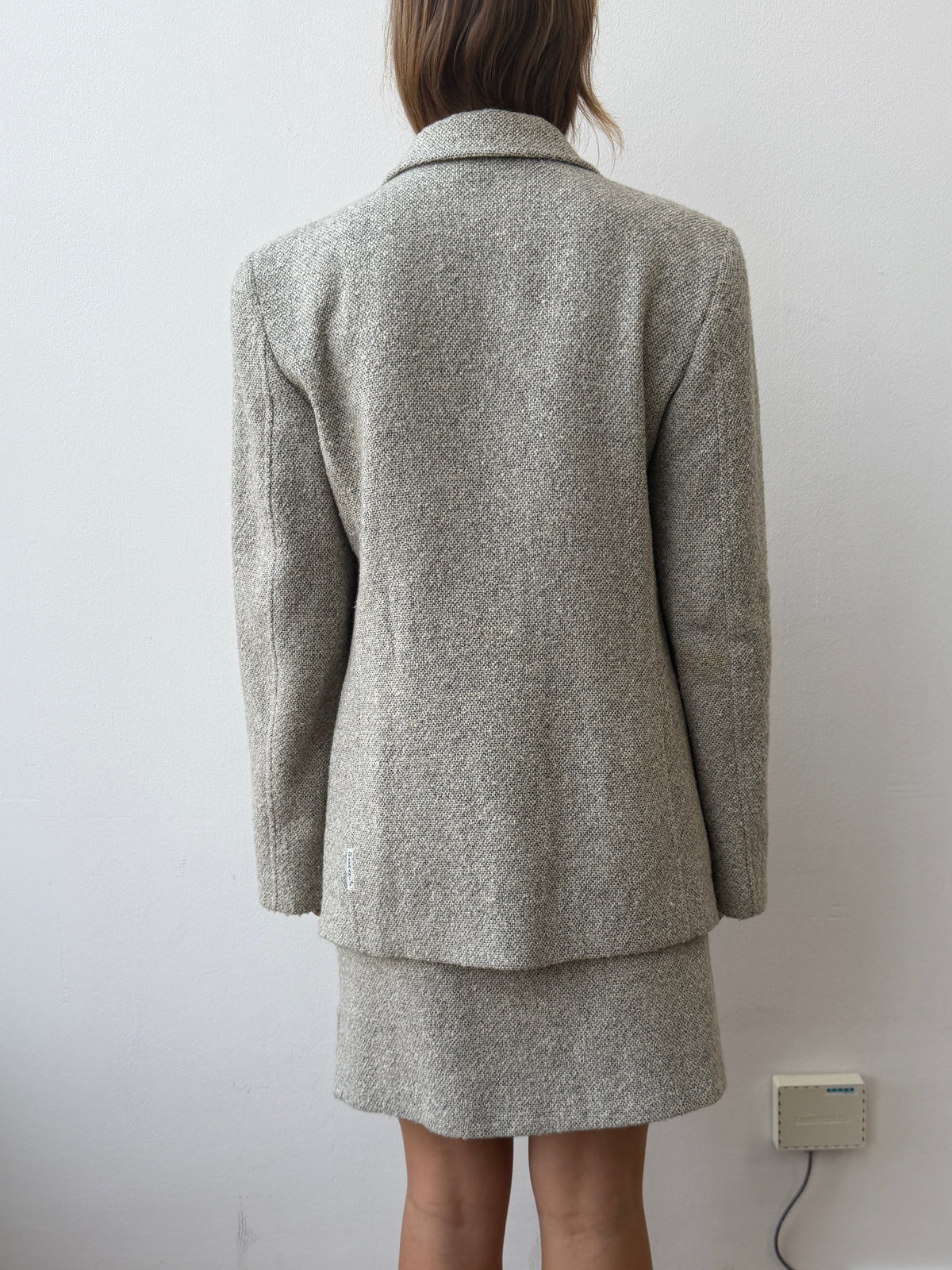 Armani Jeans 90s Wool Blend Set | 42, Beige