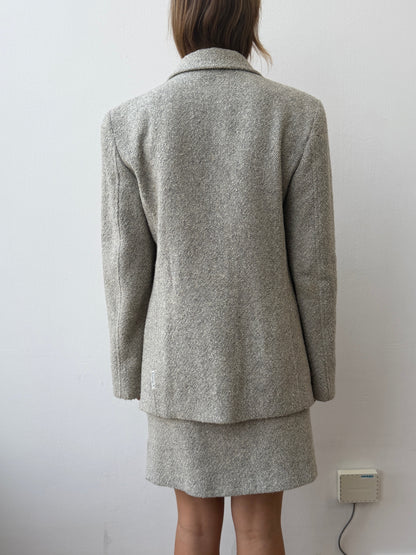 Armani Jeans 90s Wool Blend Set | 42, Beige
