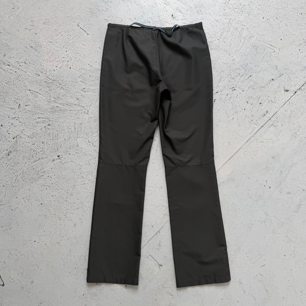 ss2000 prada sport adjustable red tab trousers | O/S, Red