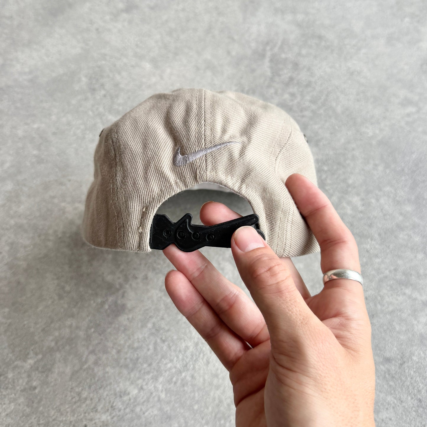 Nike 1990s rubber logo spellout cap